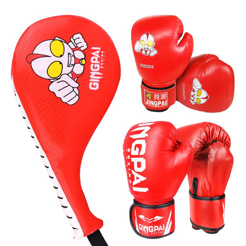 Chicken Leg Target + Child Boxer + Adult Boxer (Red)